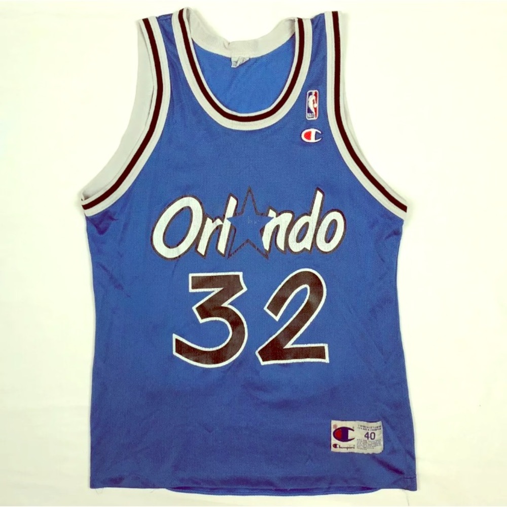 Champion brand shaq jersey from magic